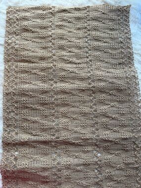 Boho Woven Table Runner 12” x 59” | Natural Jute Look Farmhouse Decor